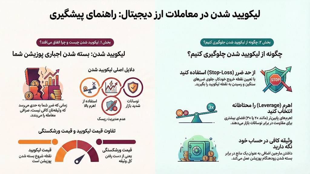 اینفوگرافی لیکویید شدن در بازار رمز ارز