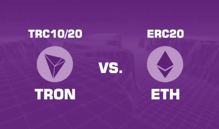 تفاوت ERC20 با TRC20 چیست