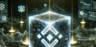 تاریخچه صرافی بایننس لوگوی بایننس در مکعب