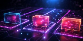 مقایسه لیدو (Lido) و راکت پول (Rocket Pool) و استیک وایز (StakeWise) نمای مقایسه سه بلوک مکعبی بلاکچین