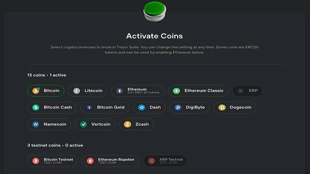 تنظیم رمز عبور عبارت بازیابی