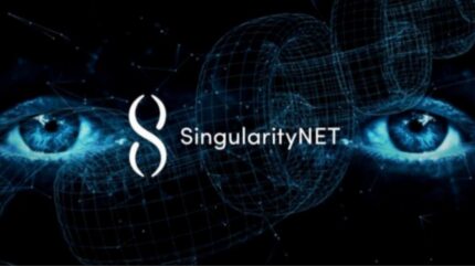 ظراحی singularitynet در کتار دو چشم