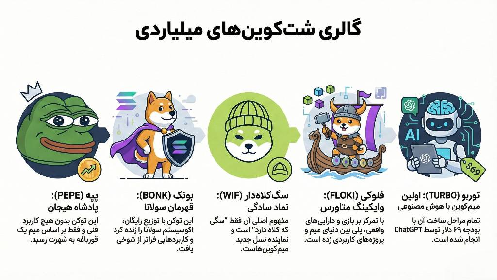 تصاویری از بهترین شت کوین ها