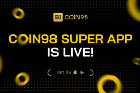 پوستر رونمایی Coin98 super app