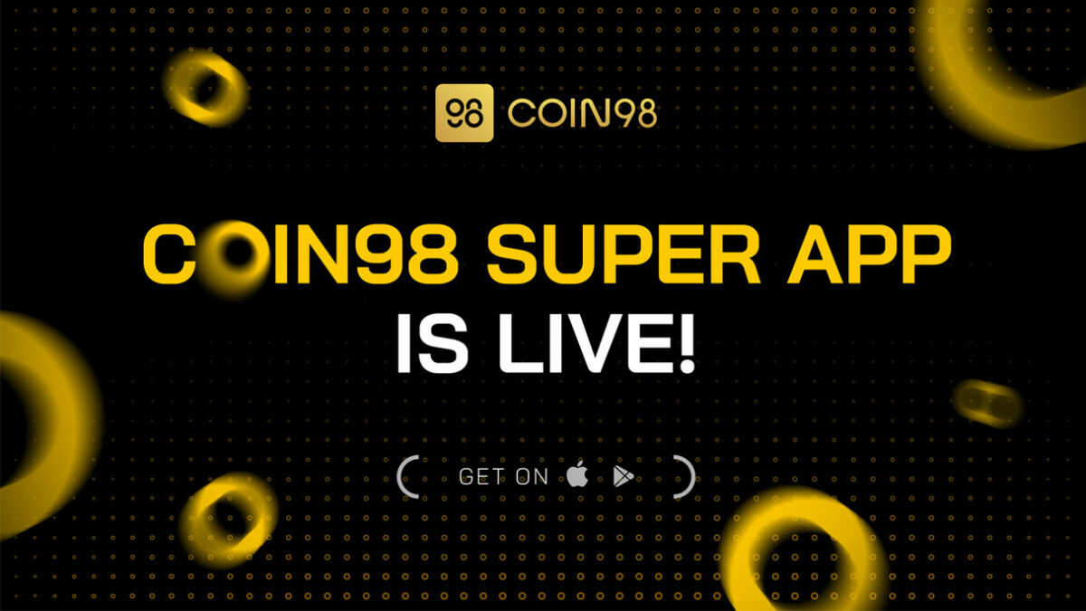 پوستر رونمایی Coin98 super app