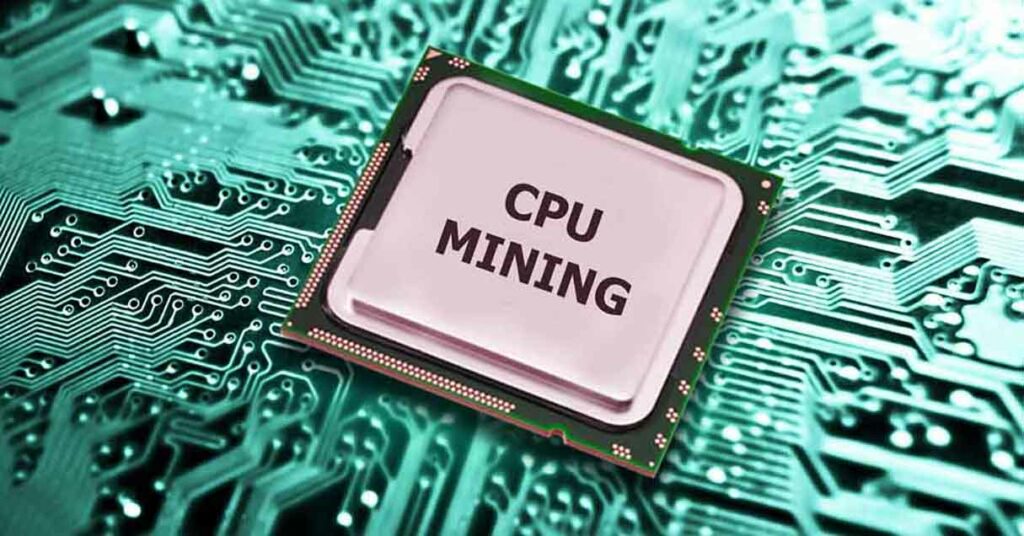 در روش استخراج CPU از یک واحد پردازش مرکزی برای استخراج ارز دیجیتال استفاده می‌شود.