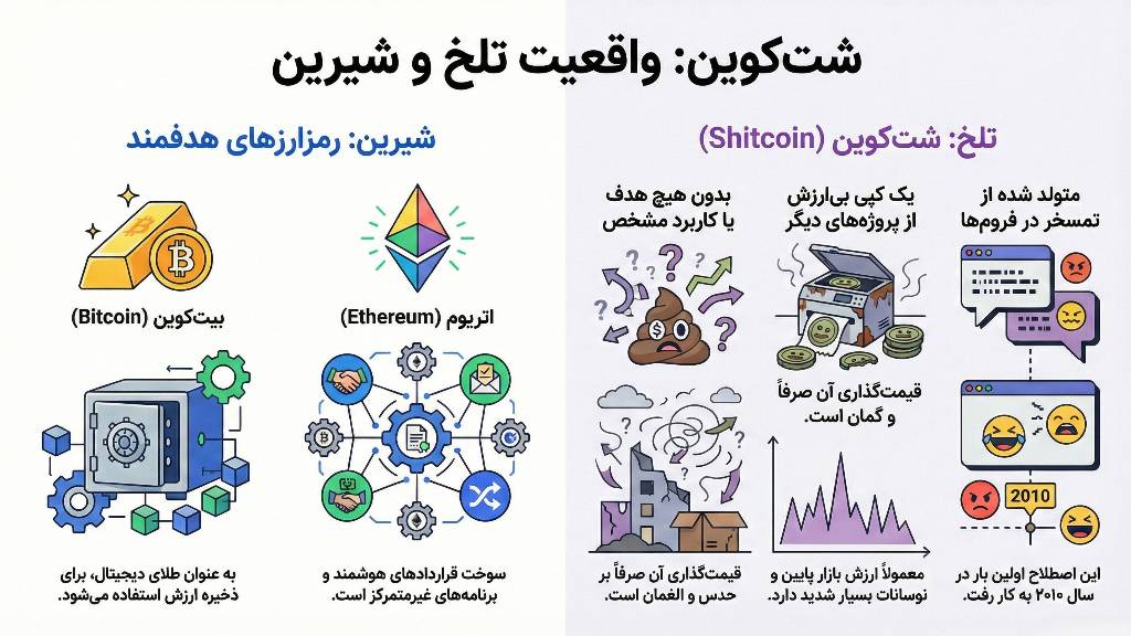 اینفوگرافی شت کوین چیست