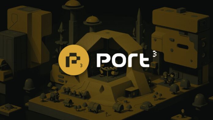port3-logo لوگوی پورت ۳ نتورک پس زمینه تیره