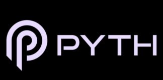 ارز پایث نتورک چیست و چه کاربردی دارد؟ لوگو ارز پایث با نوشته PYTH سفید روی پس زمینه سیاه