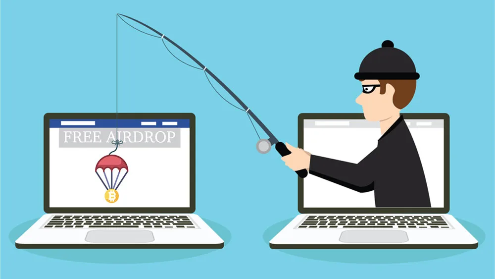 مراقبت کلاهبرداری در دریافت ایردراپ باشید.