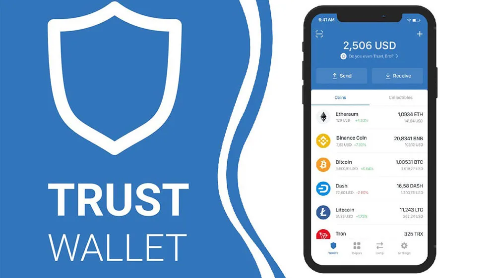 تراست ولت توسط صرافی بایننس ارائه شده است.