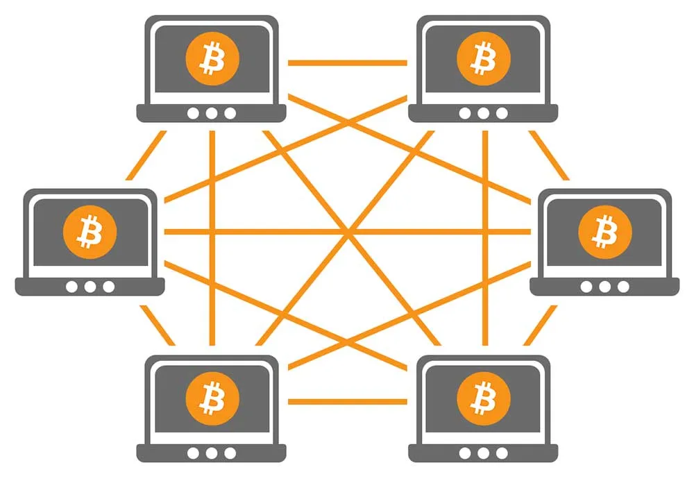 در شبکه همتا به همتا تراکنشهای جدید به همه گرهها پخش میشوند.