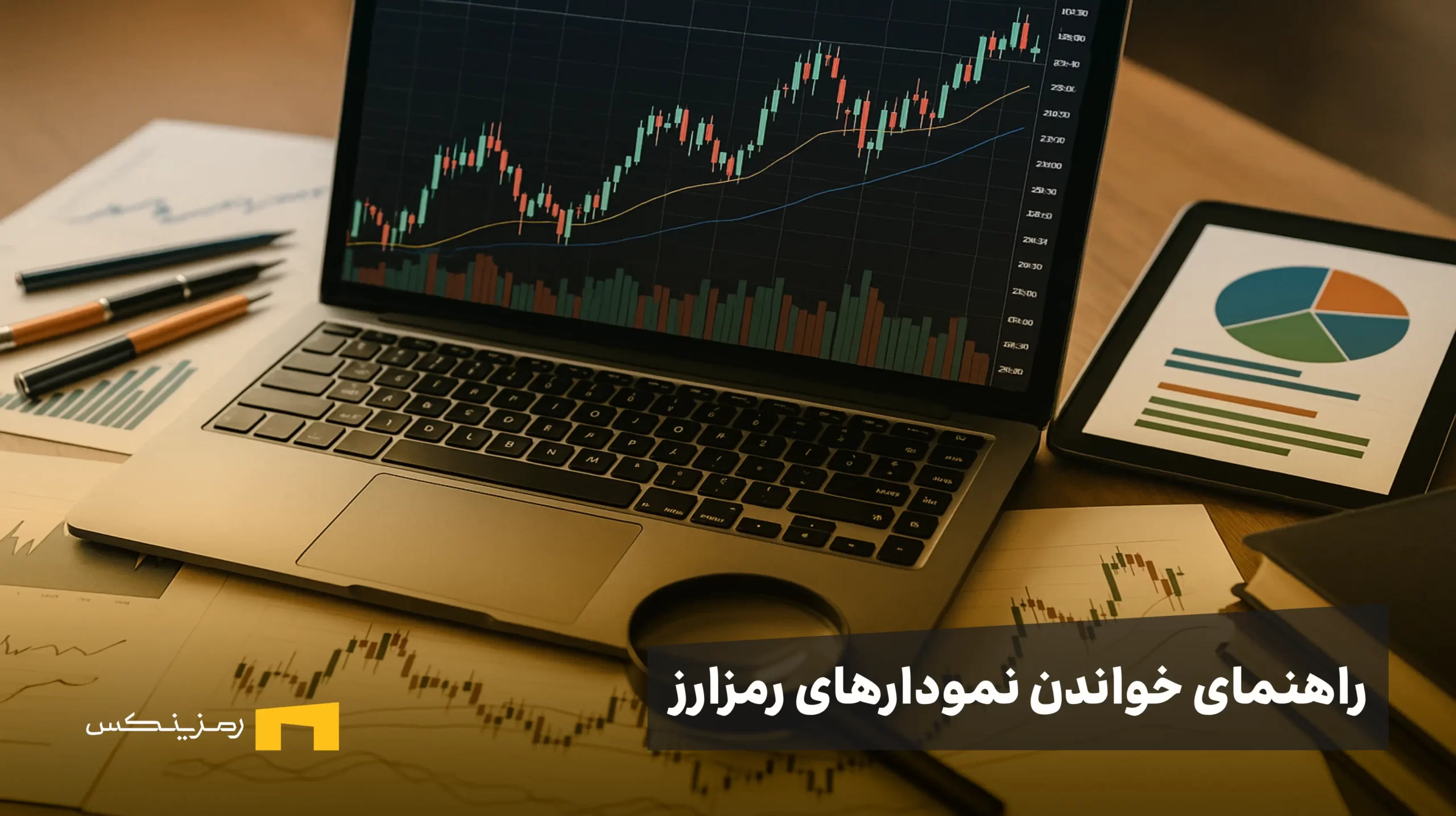 راهنمای کامل خواندن نمودارهای رمزارز؛ از الگوها تا اندیکاتورهای هوشمند