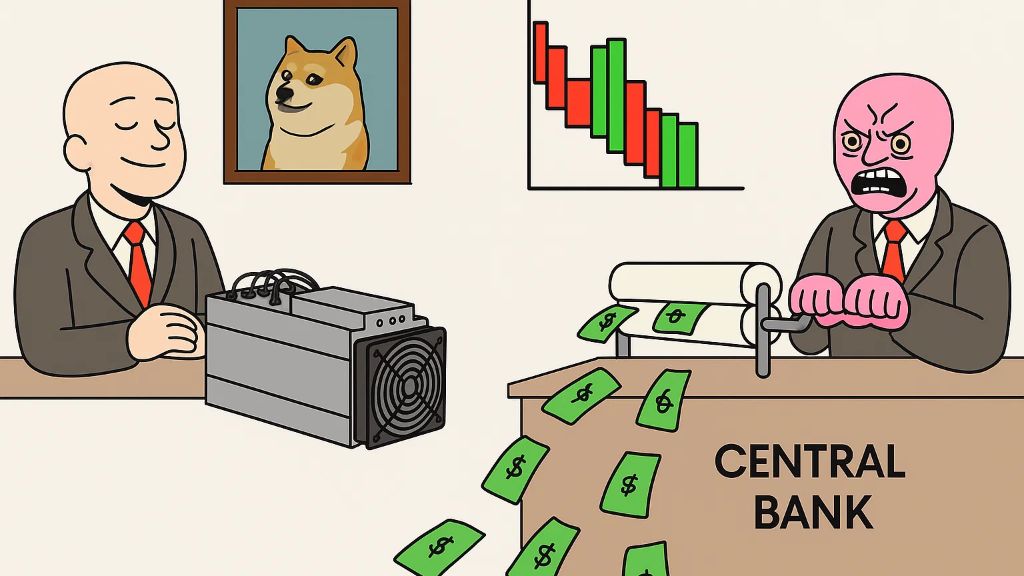 مقایسه بیت کوین و پول فیات