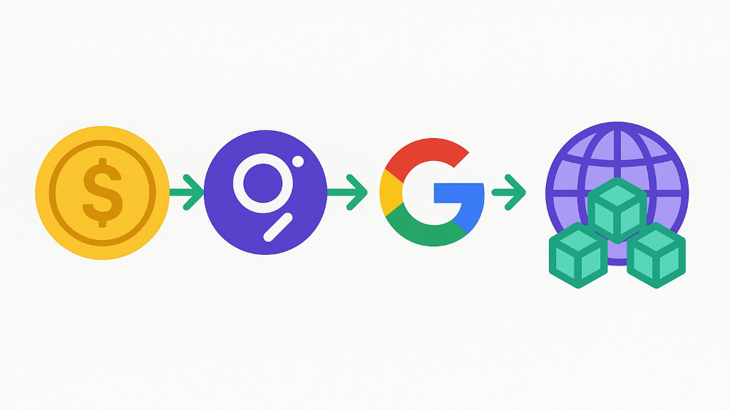 تصویری از گراف و شباهتش به گوگل