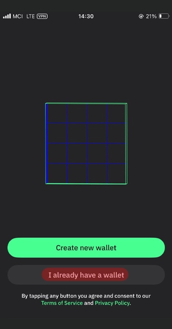 صفحه اول کیف پول تراست ولت