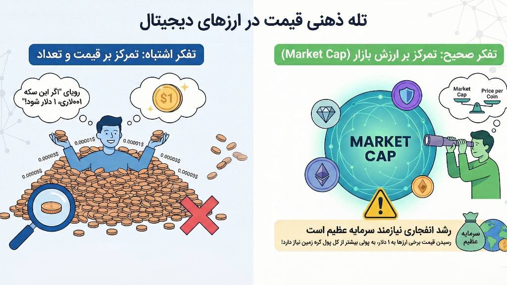 مقایسه ارز ارزان و ارز دارای مارکت کپ بالا