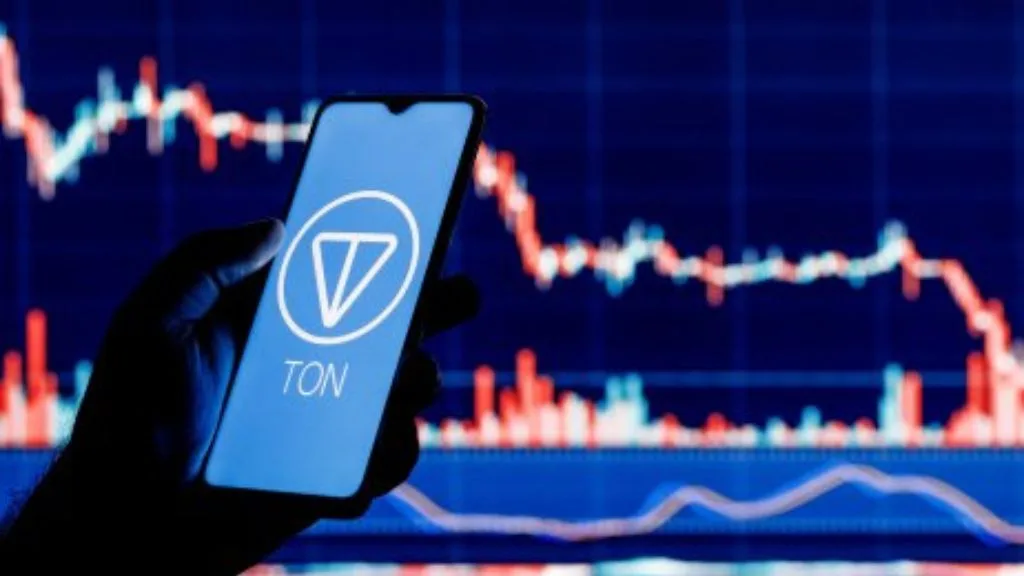 تون کوین در پیشزمینه یک چارت