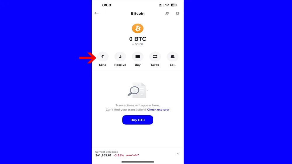 منوی برداشت ارز دیجیتال کیف پول تراست ولت