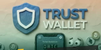 آموزش حل مشکل عدم نمایش موجودی در تراست ولت موجودی صفر تراست ولت و لوگوی ارزهای دجیتال مختلف