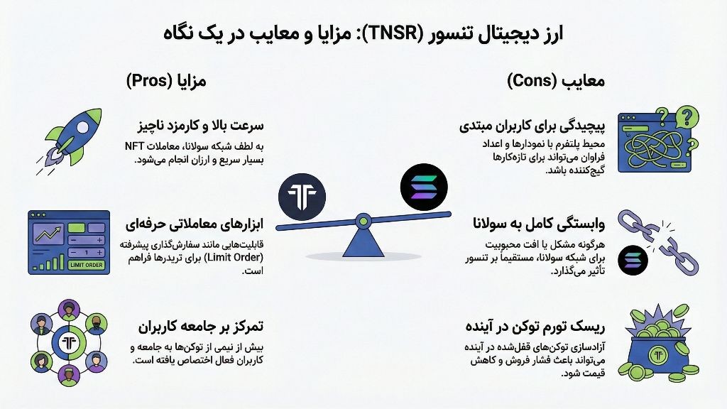 مزایا و معایب ارز تنسور