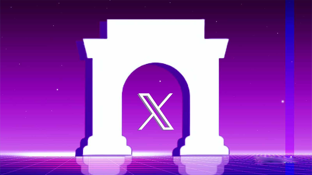 نماد برنامه x در لوگو فارکستر