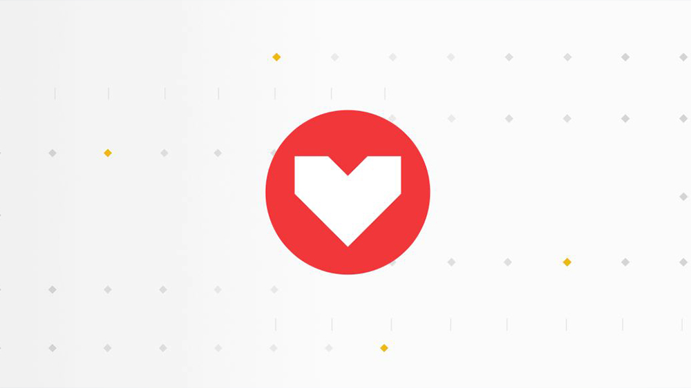 نماد ارز اسلیپ در میان صفحه که به شکل قلب انسان است