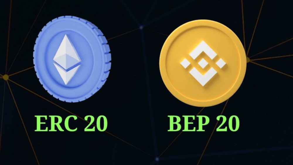 نمادهای استاندارد ERC-20 و BEP-20