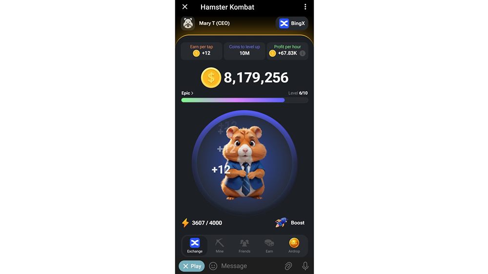تصویری از آموزش بازی همستر کمبات تلگرام