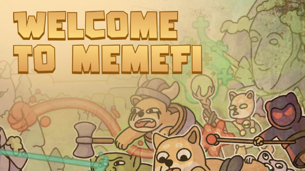تصویری از بازی memefi با حیوانات درحال درگیری 