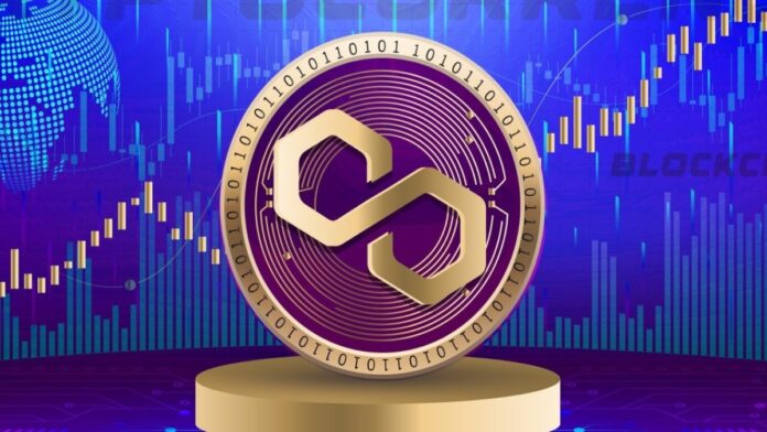 matic-coin-price سکه ماتیک با پس زمینه نمودار