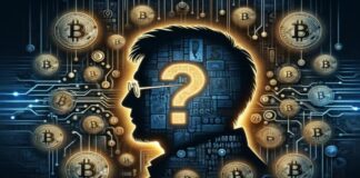 چه کسی بیت کوین را خلق کرد؟ مدارک FBI بیان کننده چه چیزی است؟ سکه های بیت کوین با مردی که بجای سرش غلامت سوال است