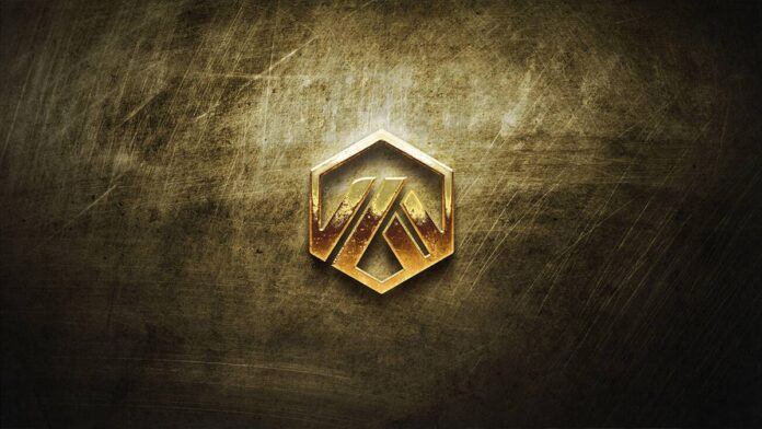 نماد آربیتروم طلایی روی دیوار