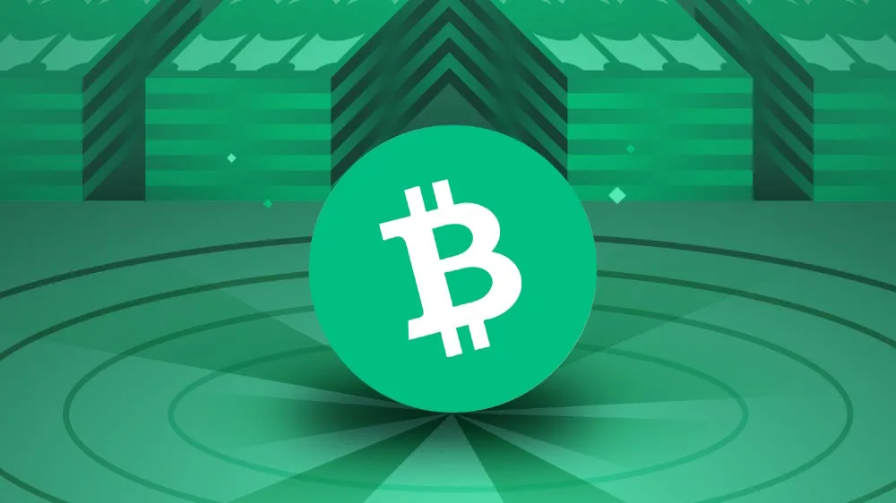 بیت کوین کش با تم سبز