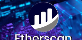 اتریوم اسکن (Etherscan) چیست؟ با مرورگر بلاک چین اتریوم آشنا شوید لوگو اتریوم اسکن پس زمینه تراشه