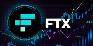 ارز ftx چیست؟ چه آیندهای در انتظار FTT است؟ نماد ارز دیجیتال FTX در میان صفحه.