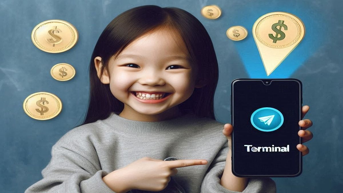 mine-terminal تصویری از دختری در حال اشاره به بازی ترمینال