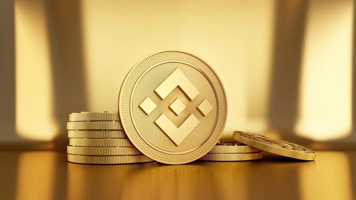 mining-bnb-instruction چند کوین بایننس در روی در میزی طلایی رنگ