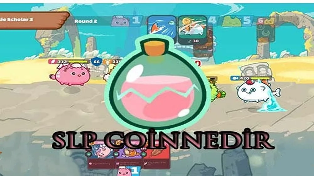 تصویری از بازی Axie Infinity که پشتوانه ارز SLP محسوب میشود.
