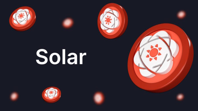 solar-sxp-3d-coins نوشته ارز سولار با سکه های SXP
