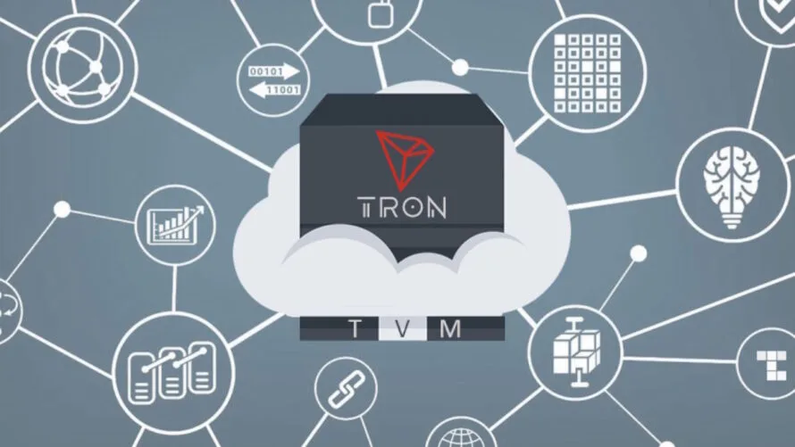 پوستر tvm ماشین مجازی ترون تم بلاکچین