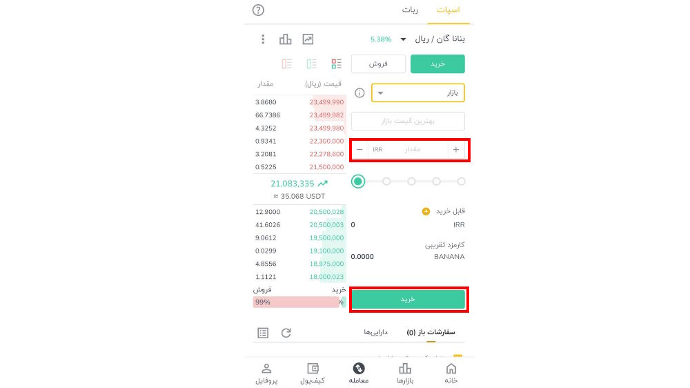 خرید بنانا گان سفارش بازار