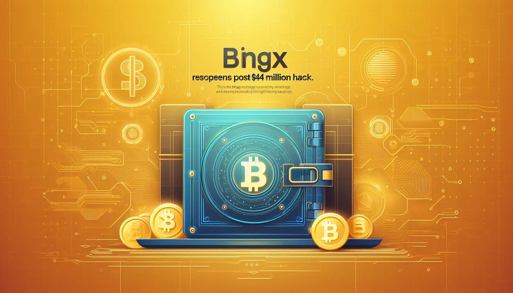bingx-exchange-reopens-post-hack کیف پول با بیت کوین اطرافش