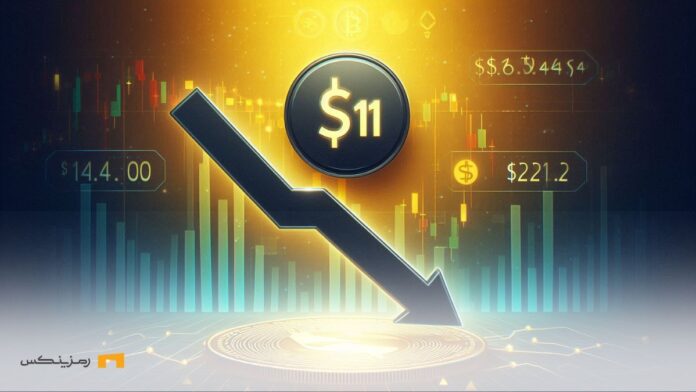 فلش رو به پایین سولانا