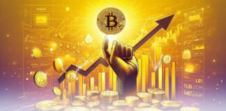 بیت کوین ۶۴ هزار دلار را بازپس گرفت و مایکل سیلور پیروزی را اعلام کرد یک دست و انگشت زیر سکه بیت کوین