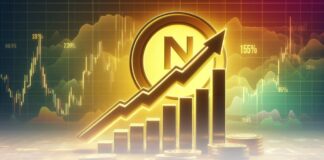 نات کوین طی ۲۴ ساعت گذشته بیش از ۱۲ درصد رشد داشته و موقعیت خود را تقویت کرده است نات کوین و فلش رو به بالا