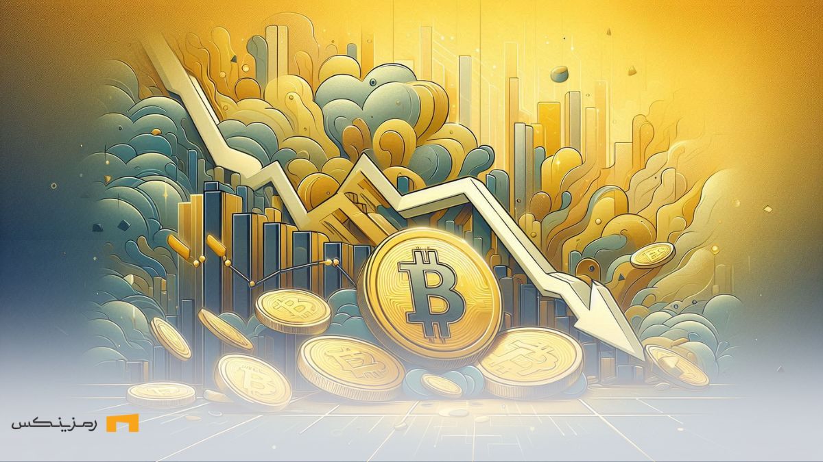 bitcoin-etf-outflows-and-ethereum-volatility بیت کوین طوفان و فلش رو به پایین