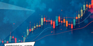 کانال در تحلیل تکنیکال چیست؟ معرفی انواع کانال و نحوه رسم حرکت قیمت در یک کانال صعودی با کندل های سیز و قرمز