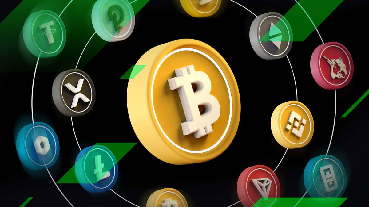 کوین چیست؟ کاربرد و بررسی انواع Coin تصویرسازی تعدادی کوین مختلف