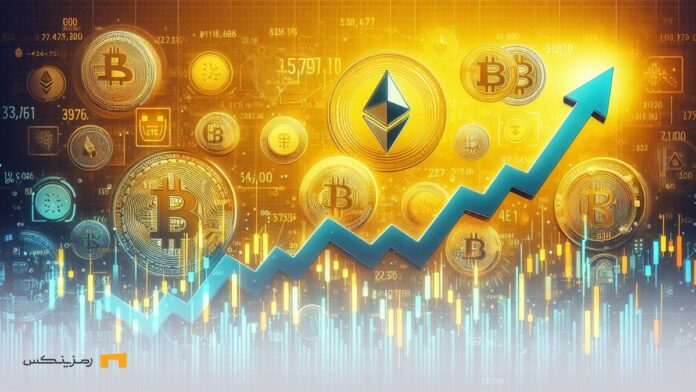 Strong-growth-btc-and-Ether-ETFs-following-continued-rise-btc رشد ETF های اتریوم و بیت کوین در پی روند افزایشی بیت کوین